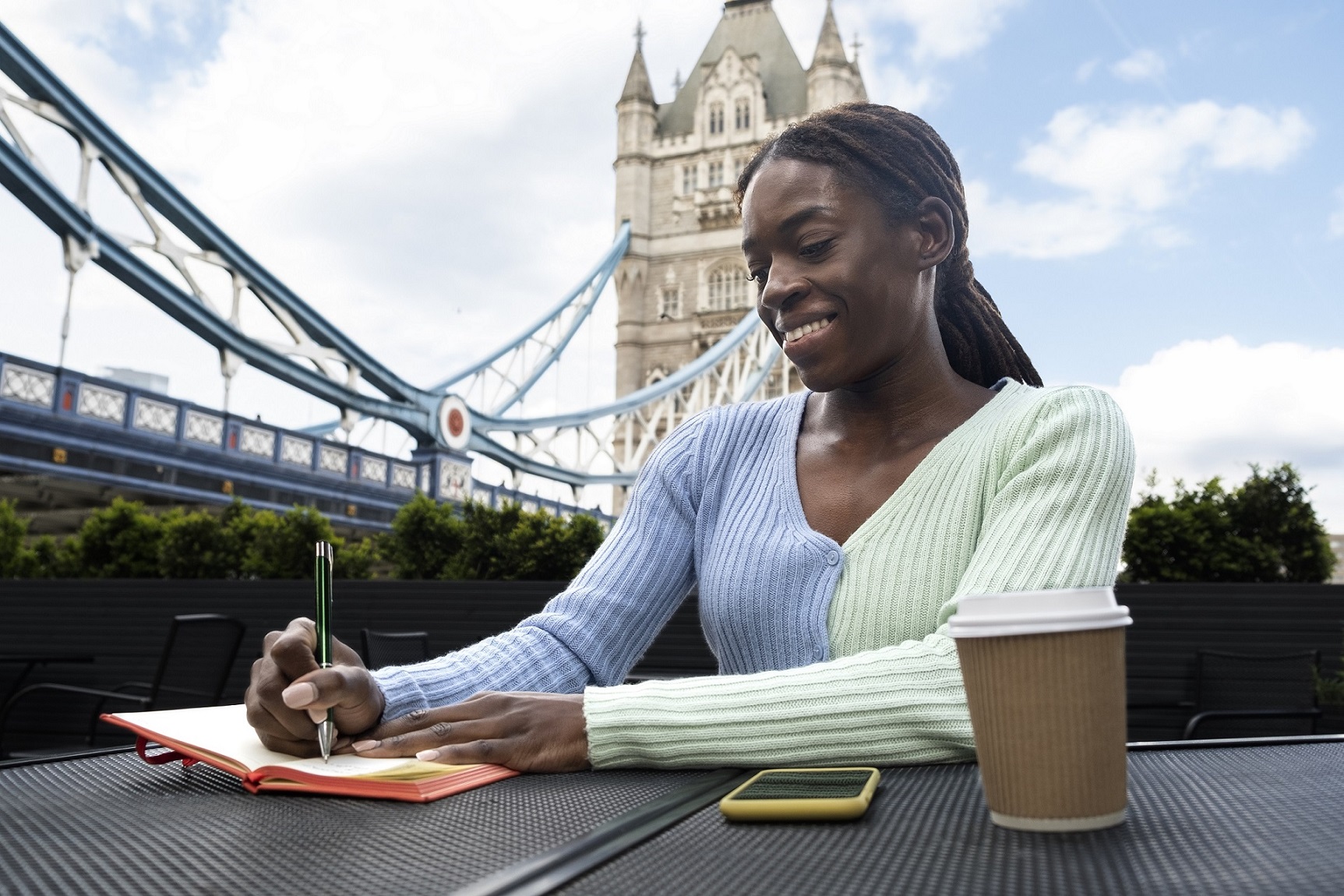 Student studying abroad